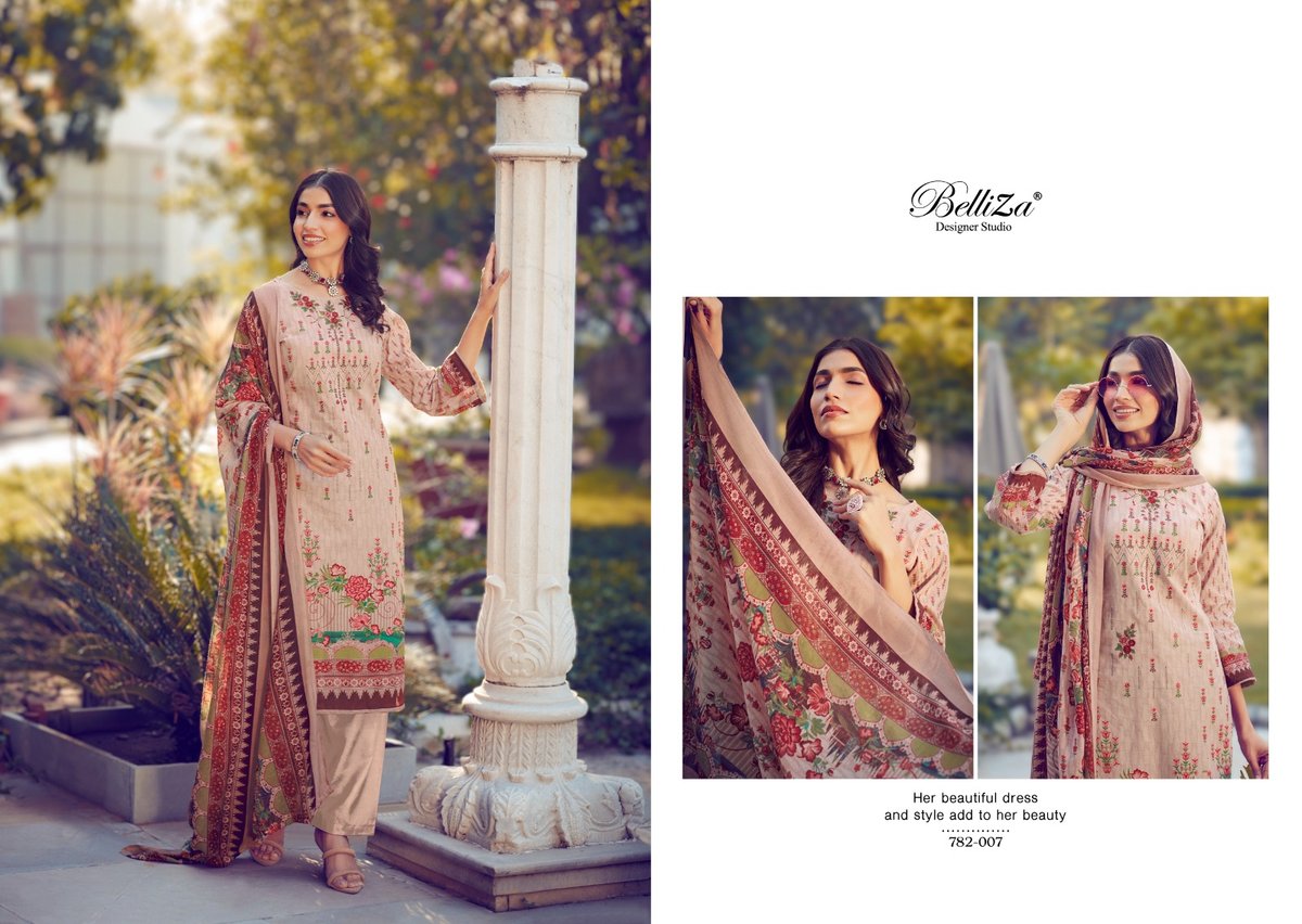 Belliza Designer Naira Vol-6 782-001 to 782-010 Series 7