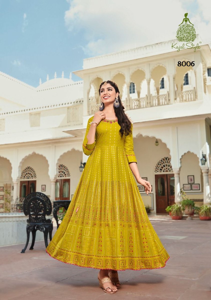 Kajal Style Fashion Colorbar Vol-8 8001-8008 Series 6