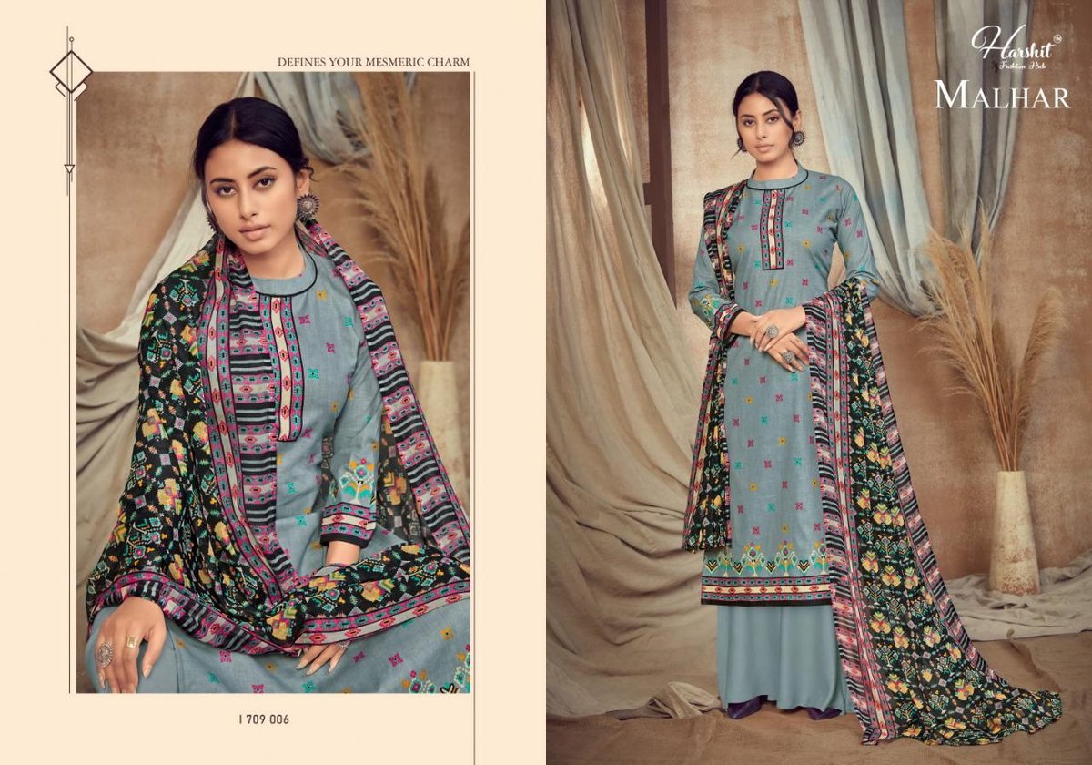 Harshit Fashion Malhar 1709-001 to 1709-010 Series 6