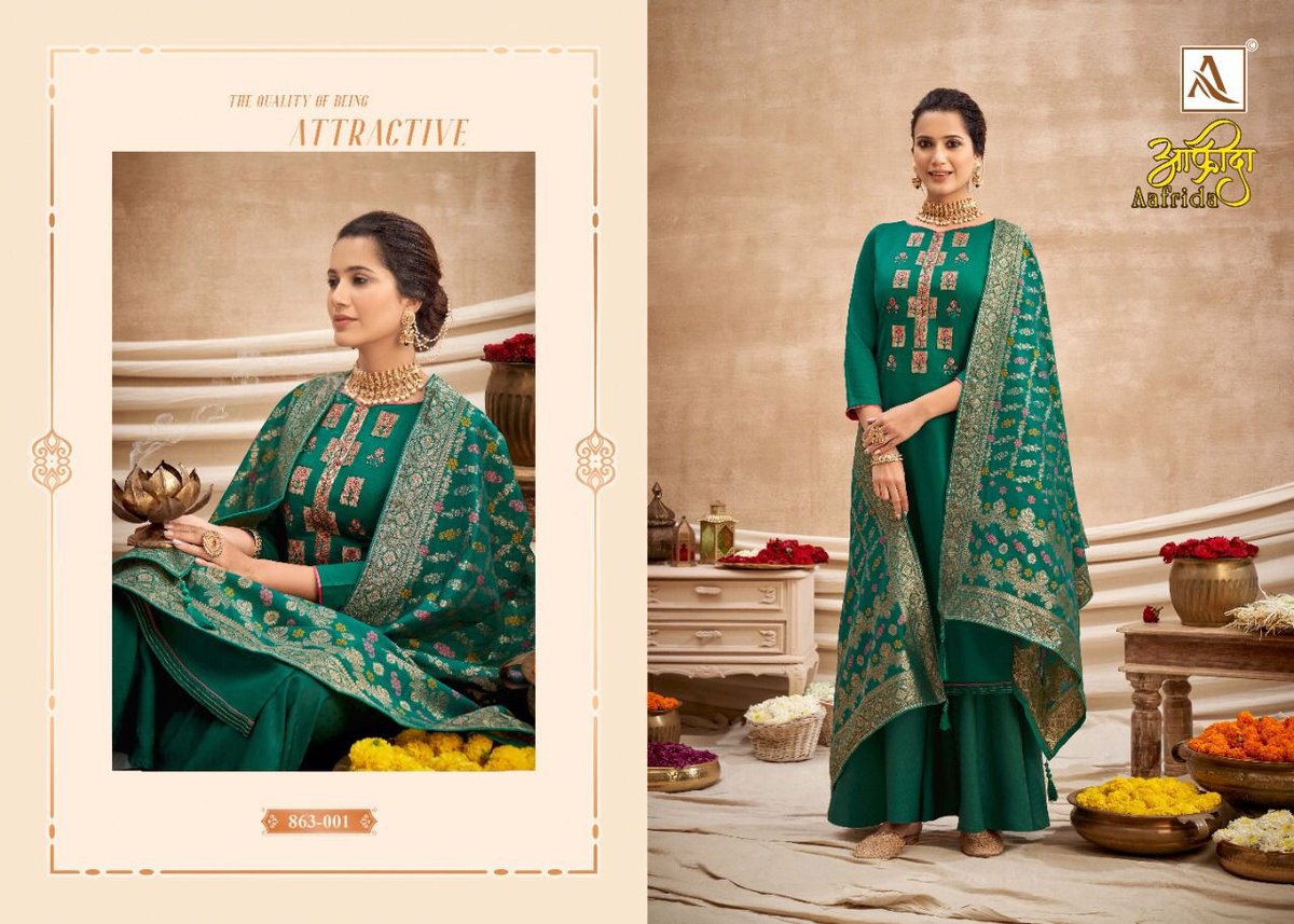 Alok Suits Aafrida 863-001 to 863-008 Series 1
