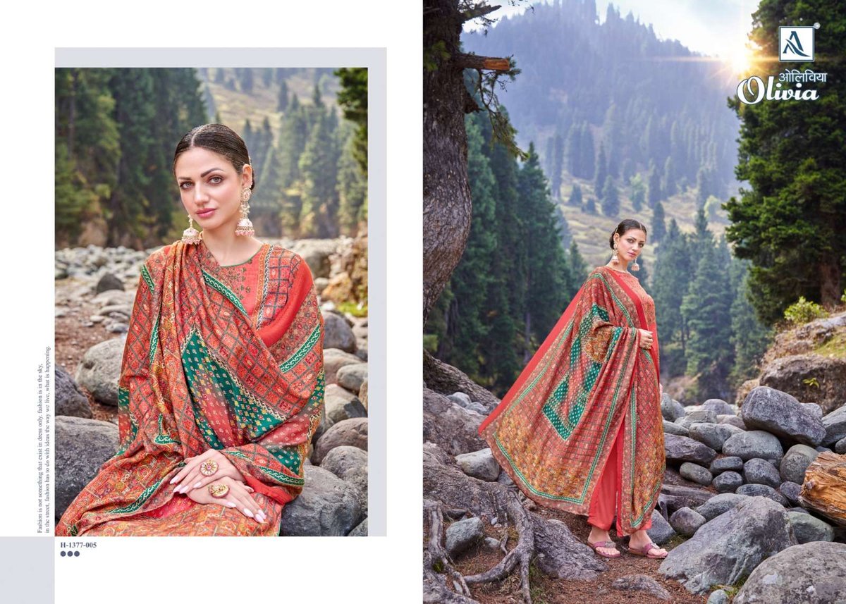 Alok Suit Olivia 1377-001 to 1377-006 Series 5