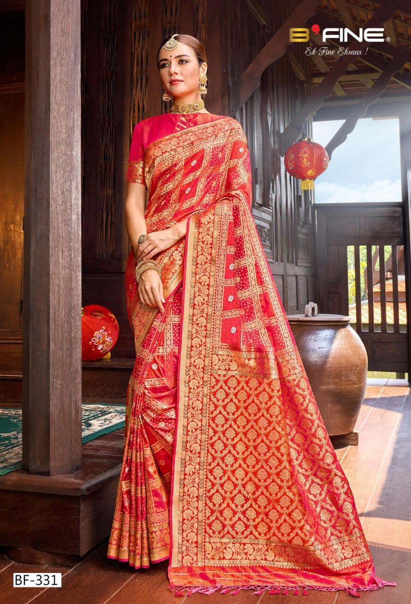 B Fine Saree Swarovski BF-329-BF-338 Series 3