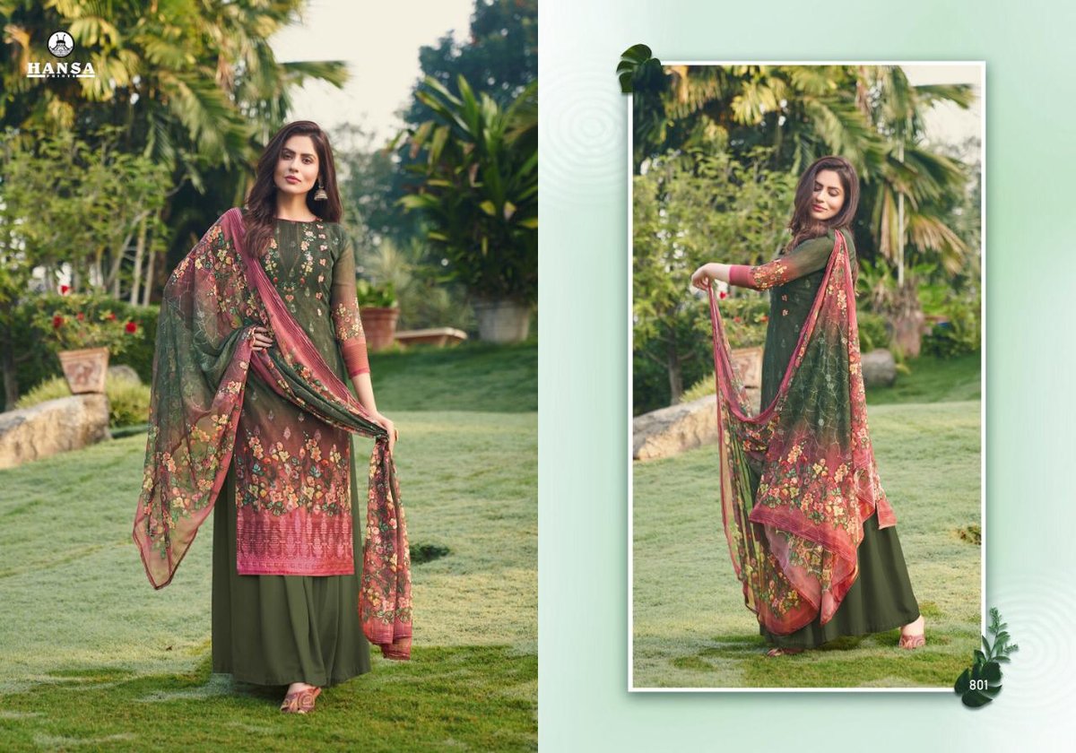 Hansa Prints Bhavya 801-808 Series 1
