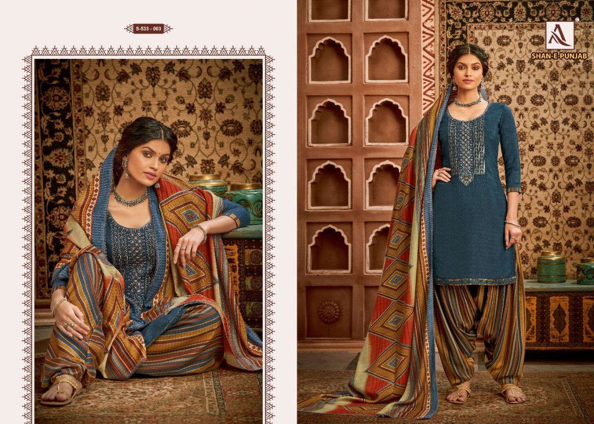 Alok Suits Shan E Punjab 533-001-533-010 Series 3