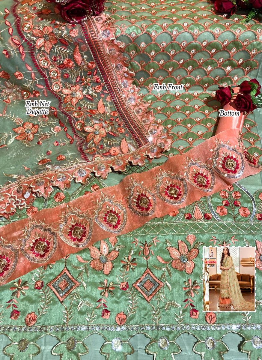 Alif Fashion Areeba A-14 2