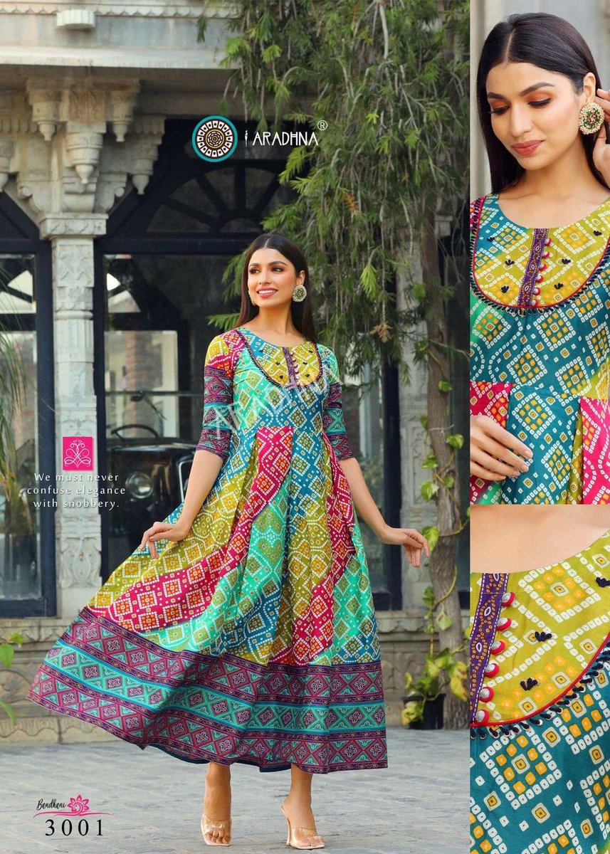 Aradhna Fashion Bandhani Vol-3 3001-3014 Series 1