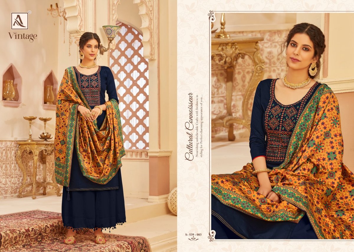 Alok Suits Vintege 539-001-539-008 Series 3