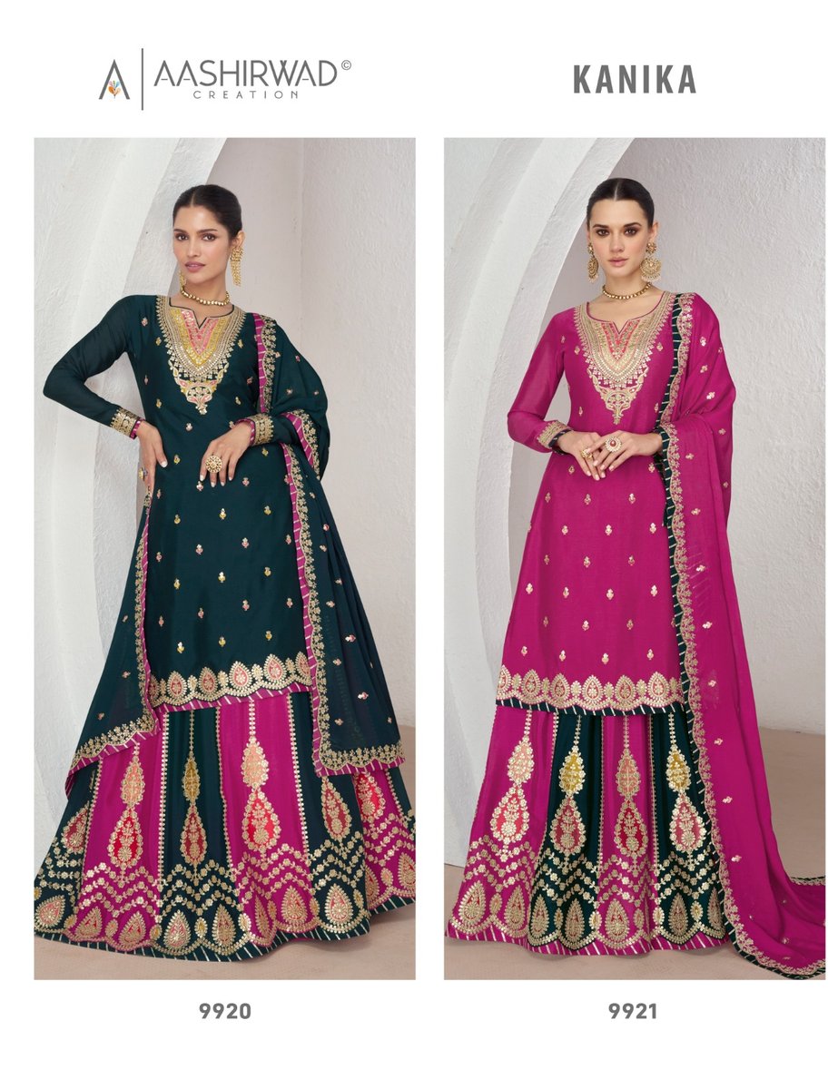 AASHIRWAD CREATION KANIKA 9920 TO 9921 3