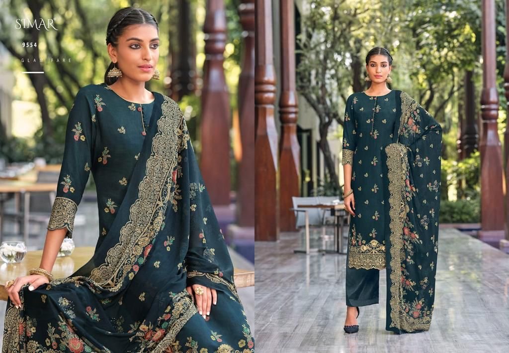 Glossy Simar Mahnoor 9549-9556 Series 6