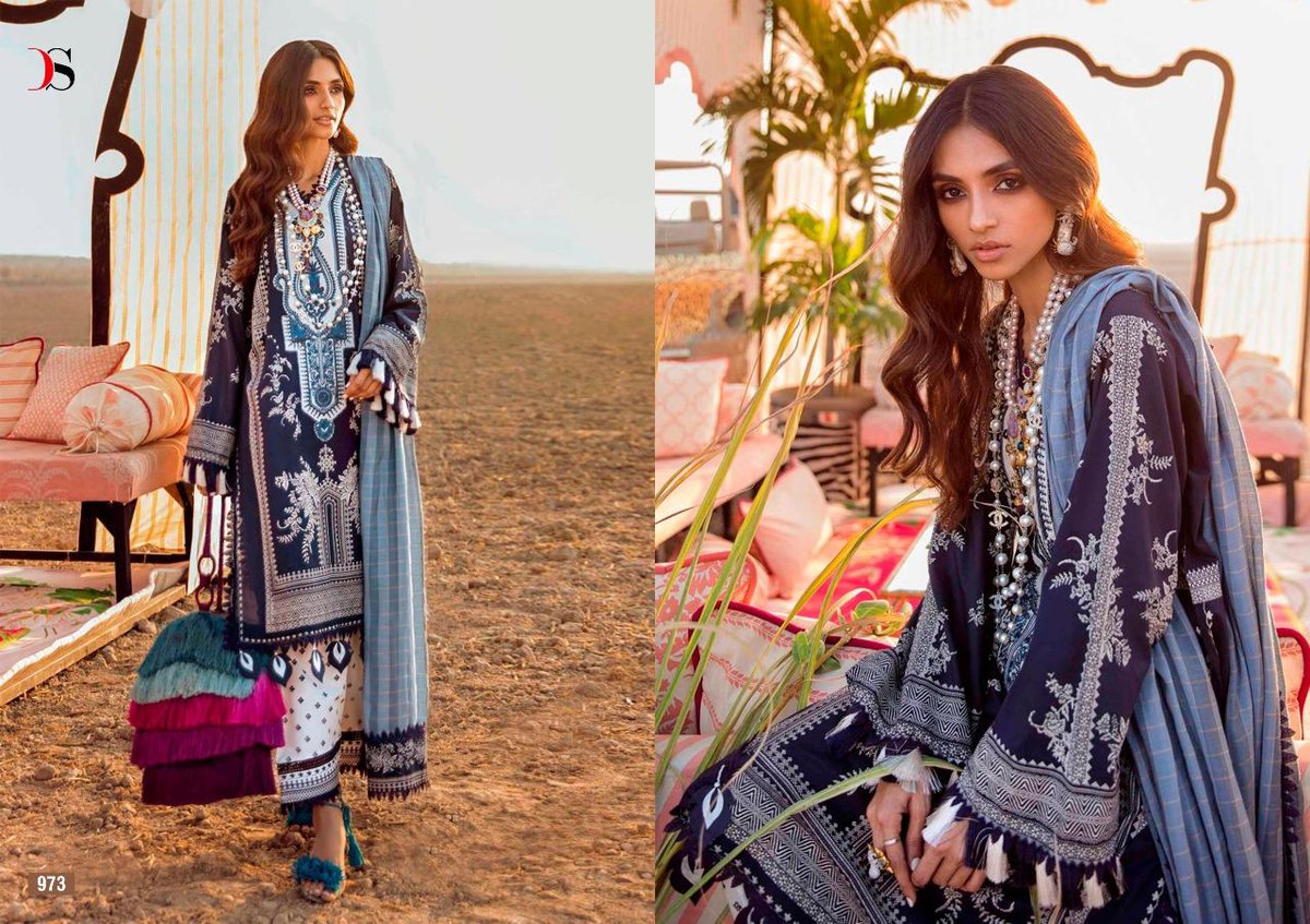 Deepsy Suits Sana Safinaz Muzlin Vol-3 971-978 Series 3