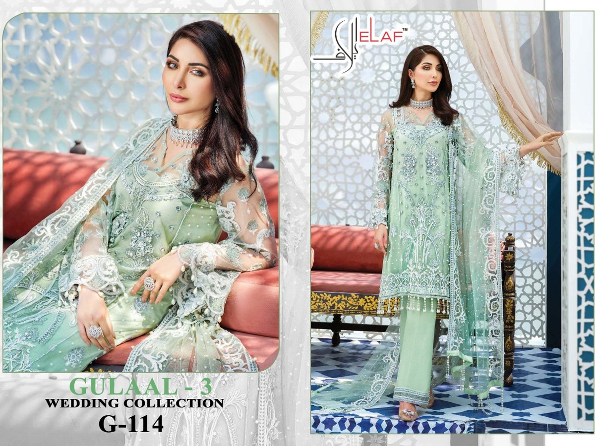 Galaxy Fab Elaf Gulaal 03 G-114 Salwar Kameez 1