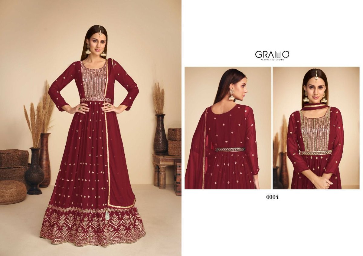 Gramo Flossy Sajda Color 6001-6004 Series 4