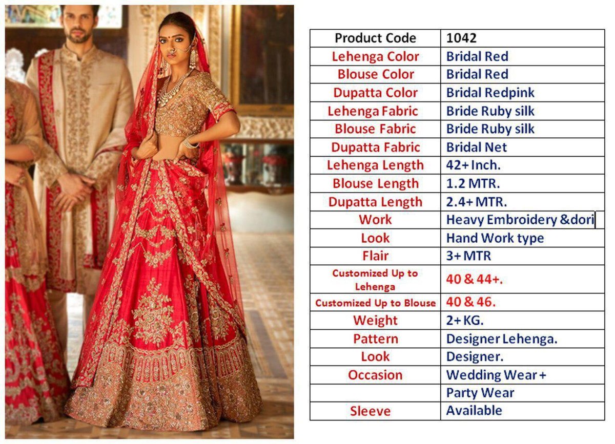 Bollywood Designer Bridal Lehenga Choli AE-1040 to 1049 Series 5
