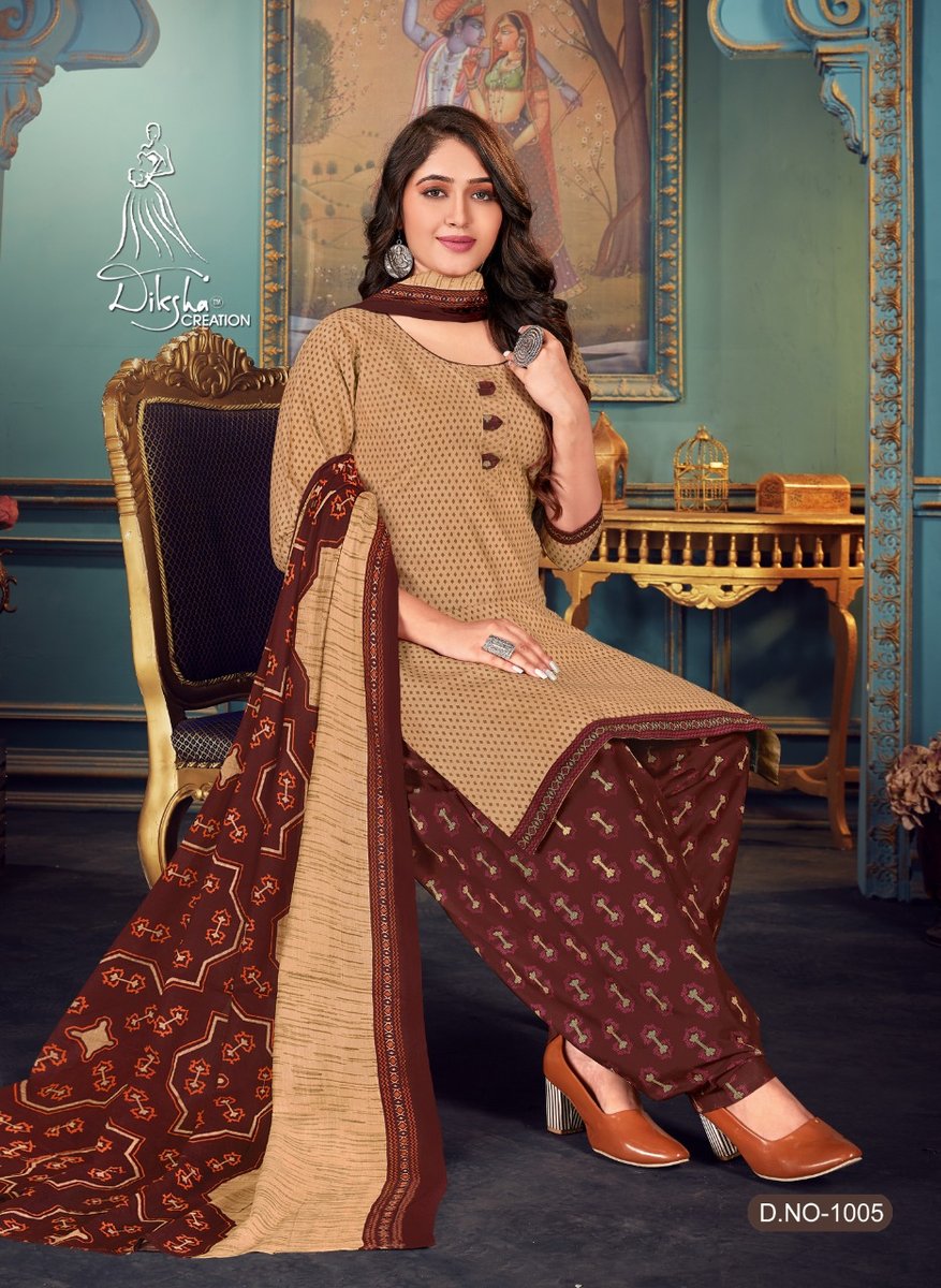 Diksha Creation Colour Stitch Patiyala Vol-4 1001-1010 Series 5