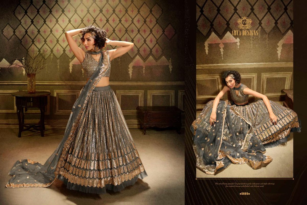 Arya Designer Lehenga Cinderella Vol-9 5001-5005 Series 5