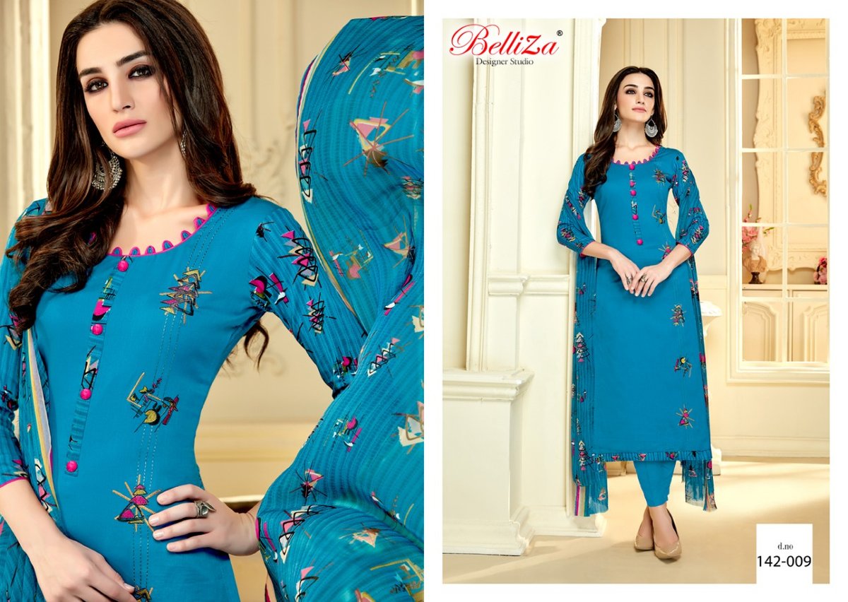 Belliza Designer Shabana 142-001 to 142-010 Series 9