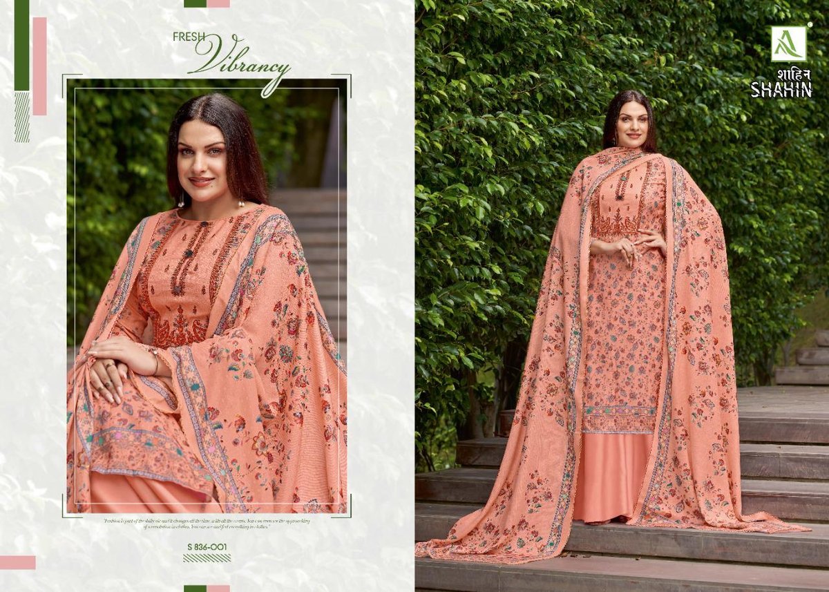 Alok Suits Shahin 836-001 to 836-010 Series 1