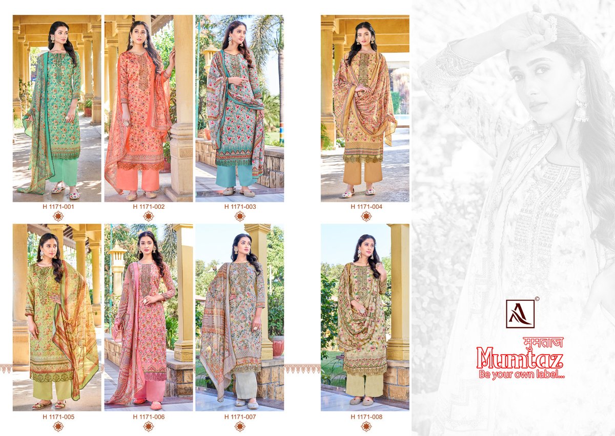 Alok Suit Mumtaz 1171-001 to 1171-008 Series 9