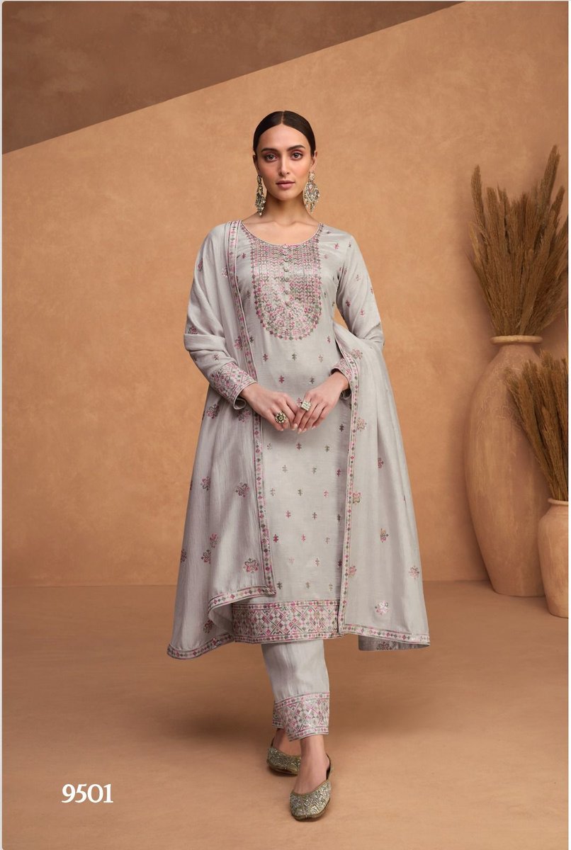 Aashirwad Creation Resham 9500-9503 Series 2