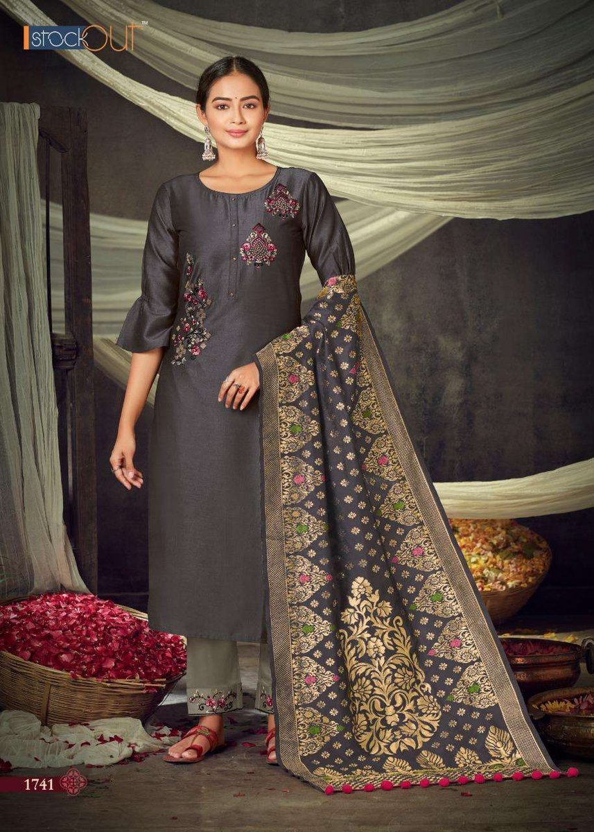 Anju Fabrics Mayuri Vol-1 1735-1742 Series 7