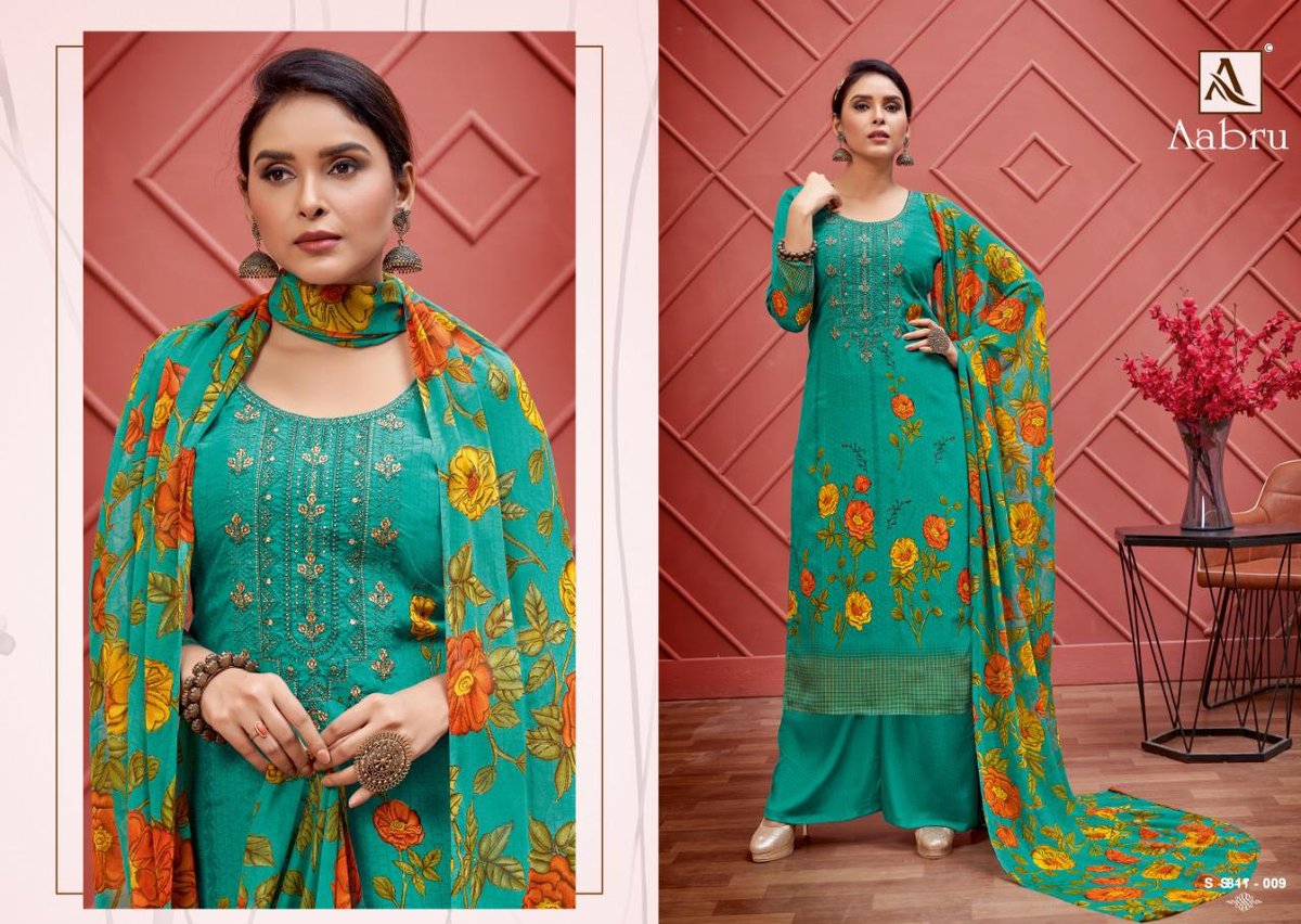 Alok Suits Aabru 811-001 to 811-010 Series 9