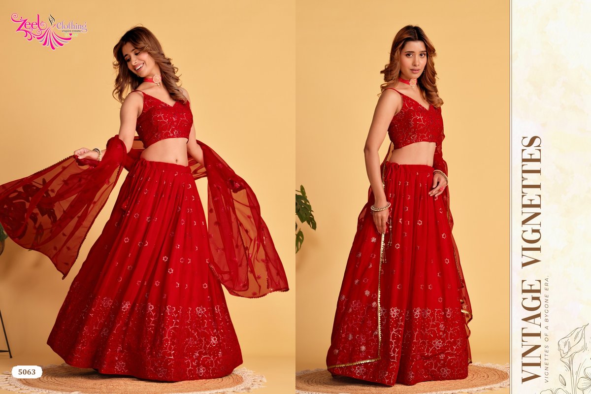 ZEEL CLOTHING ANTIQUE AURA 5059 TO 5064 5