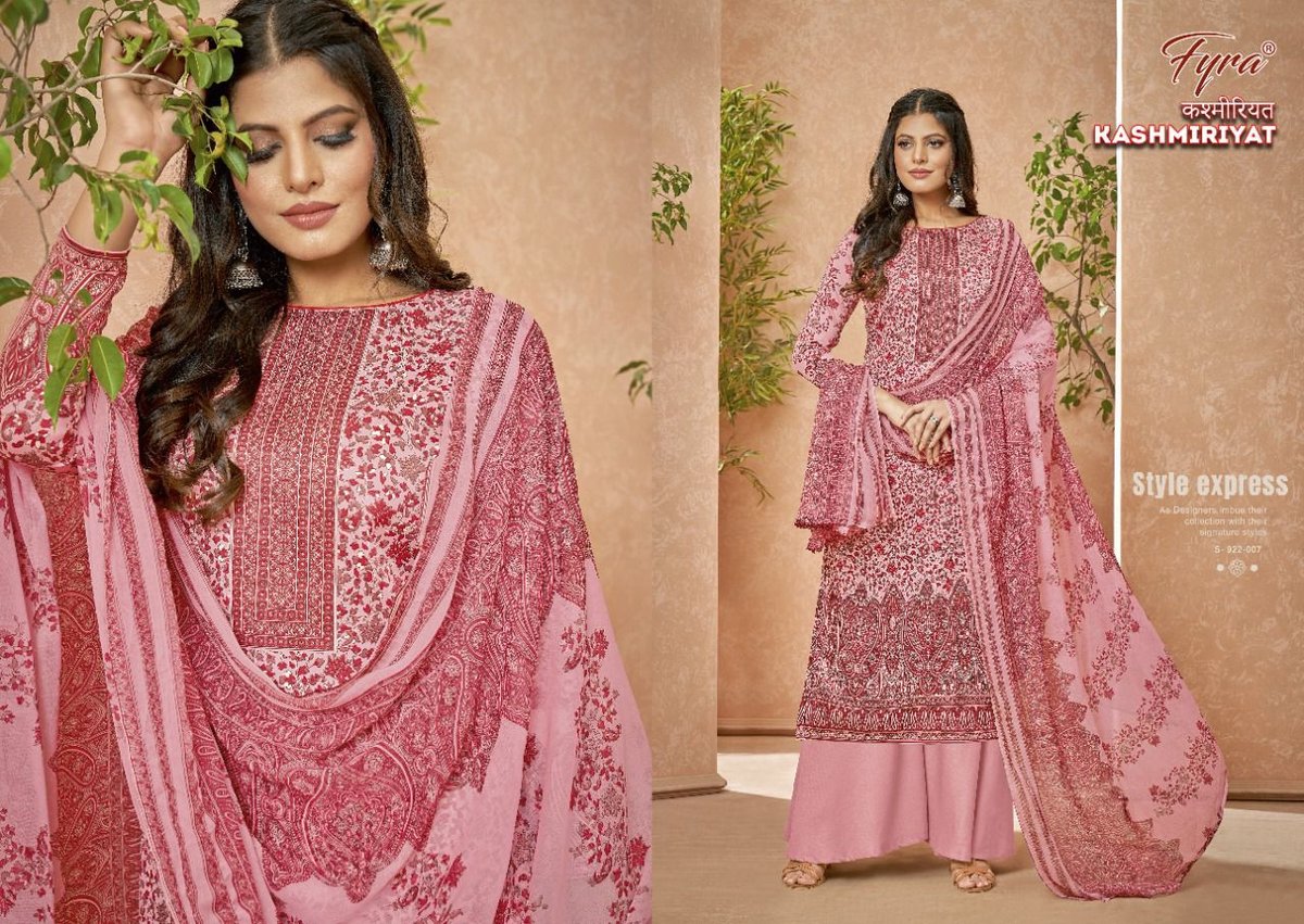 Alok Suit Fyra Kashmiriyat 922-001 to 922-010 Series 7