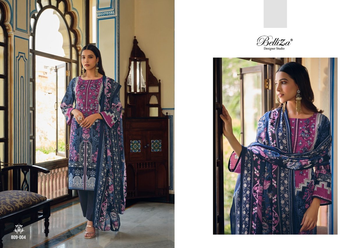 Belliza Designer Naira Vol-15 809-001 to 809-010 Series 4