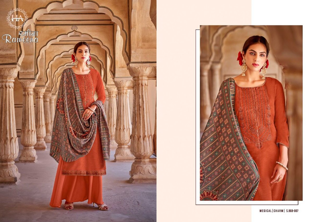 Harshit Fashion Rameena 868-001 to 868-010 Series 7