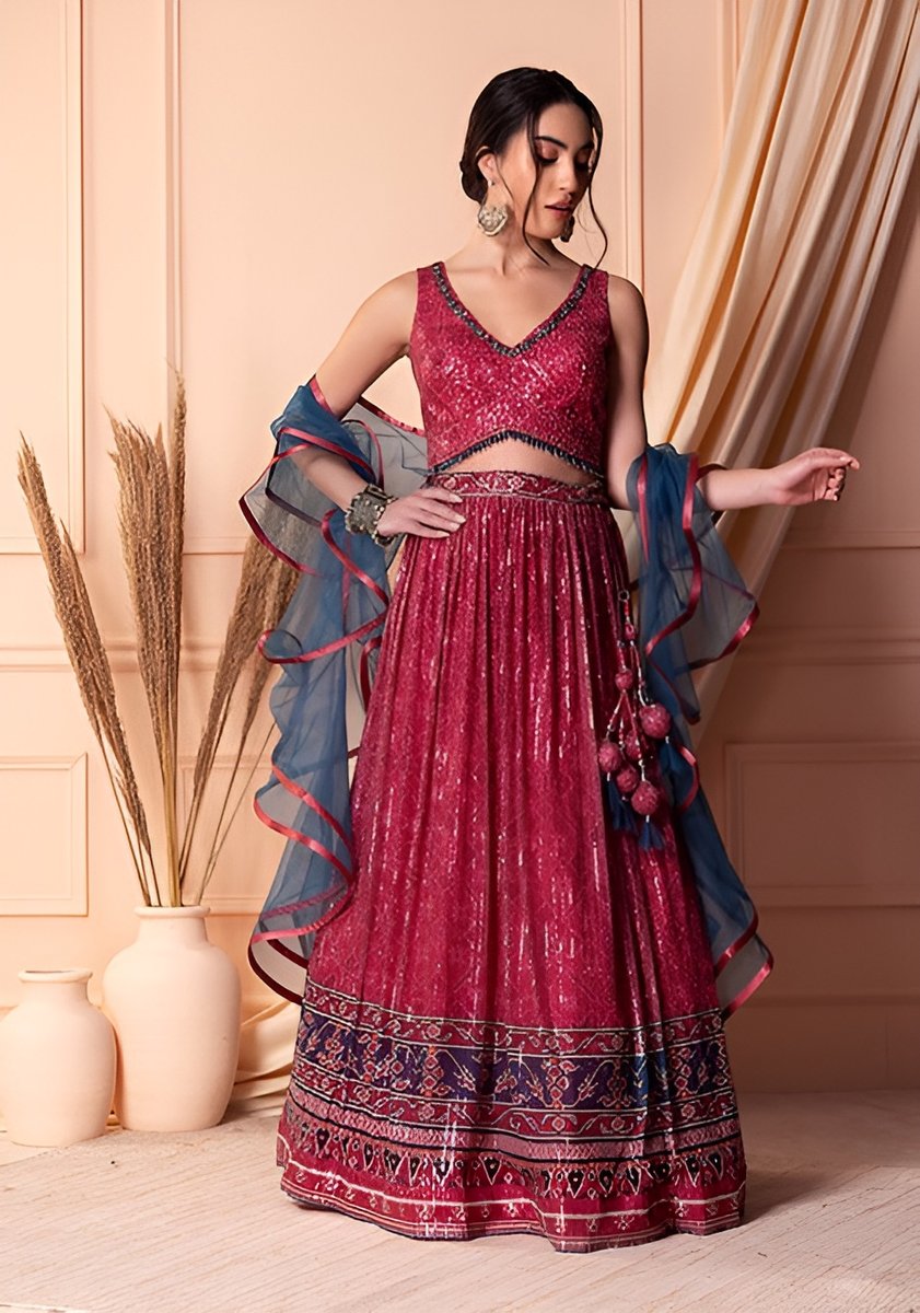 Arya Designs Lehenga Choli ADNC-128 Design 1