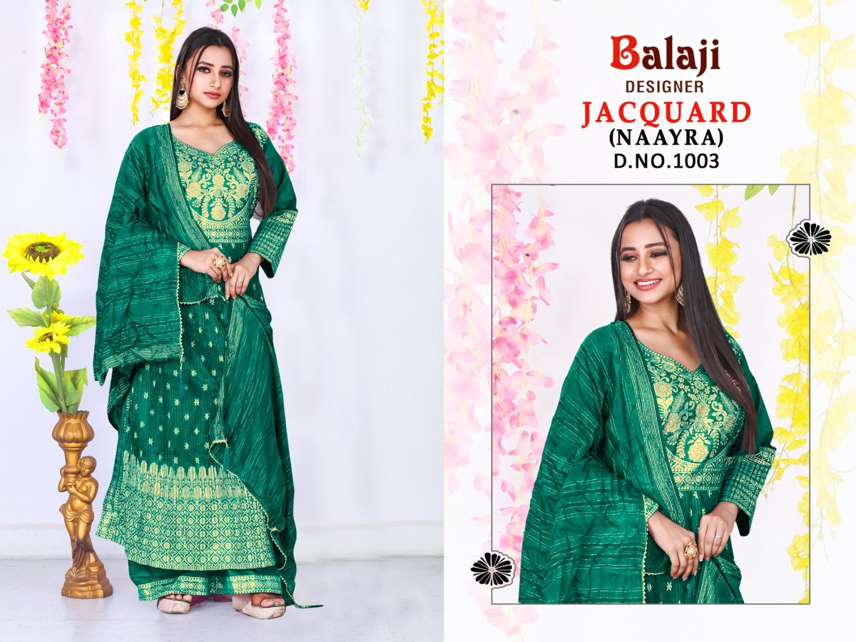 Balaji Designer Jacquard Naayra 1001-1004 Series 3