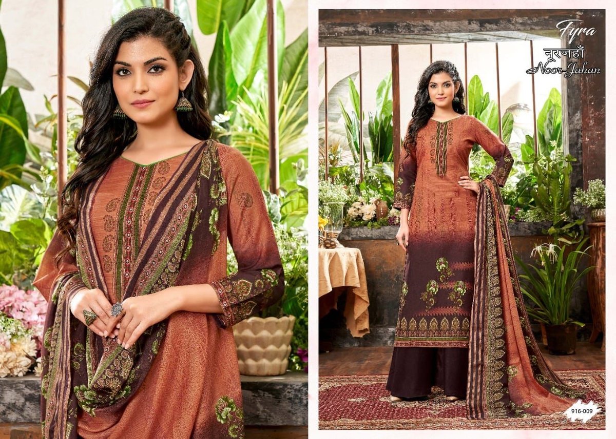 Alok Suits Fyra Noor Jahan 916-001 to 916-010 Series 9