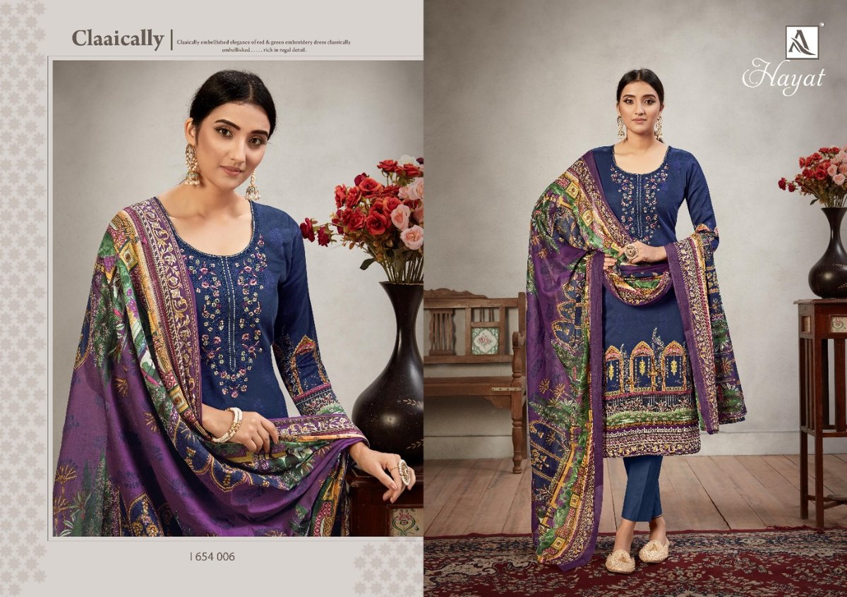 Alok Suits Hayat 654-001-654-008 Series 6