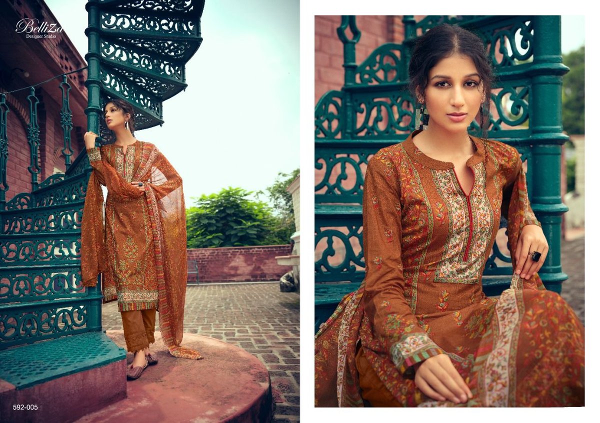 Belliza Designer Nainpreet 592-001 to 592-010 Series 5