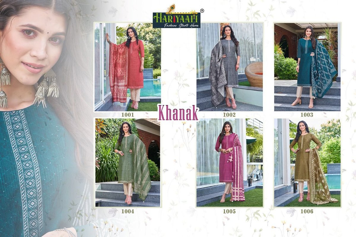 Hariyaali Fashion Khanak 1001-1006 Series 7