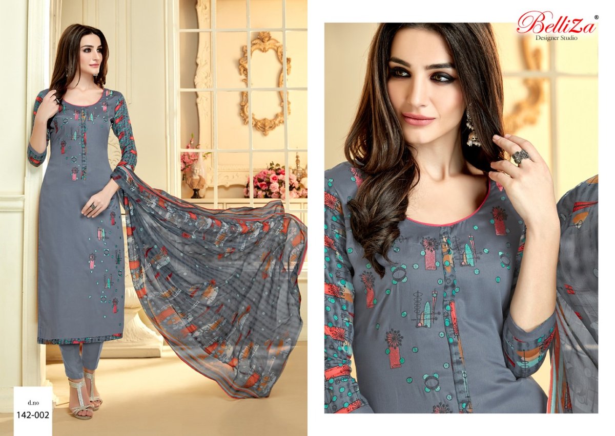 Belliza Designer Shabana 142-001 to 142-010 Series 2