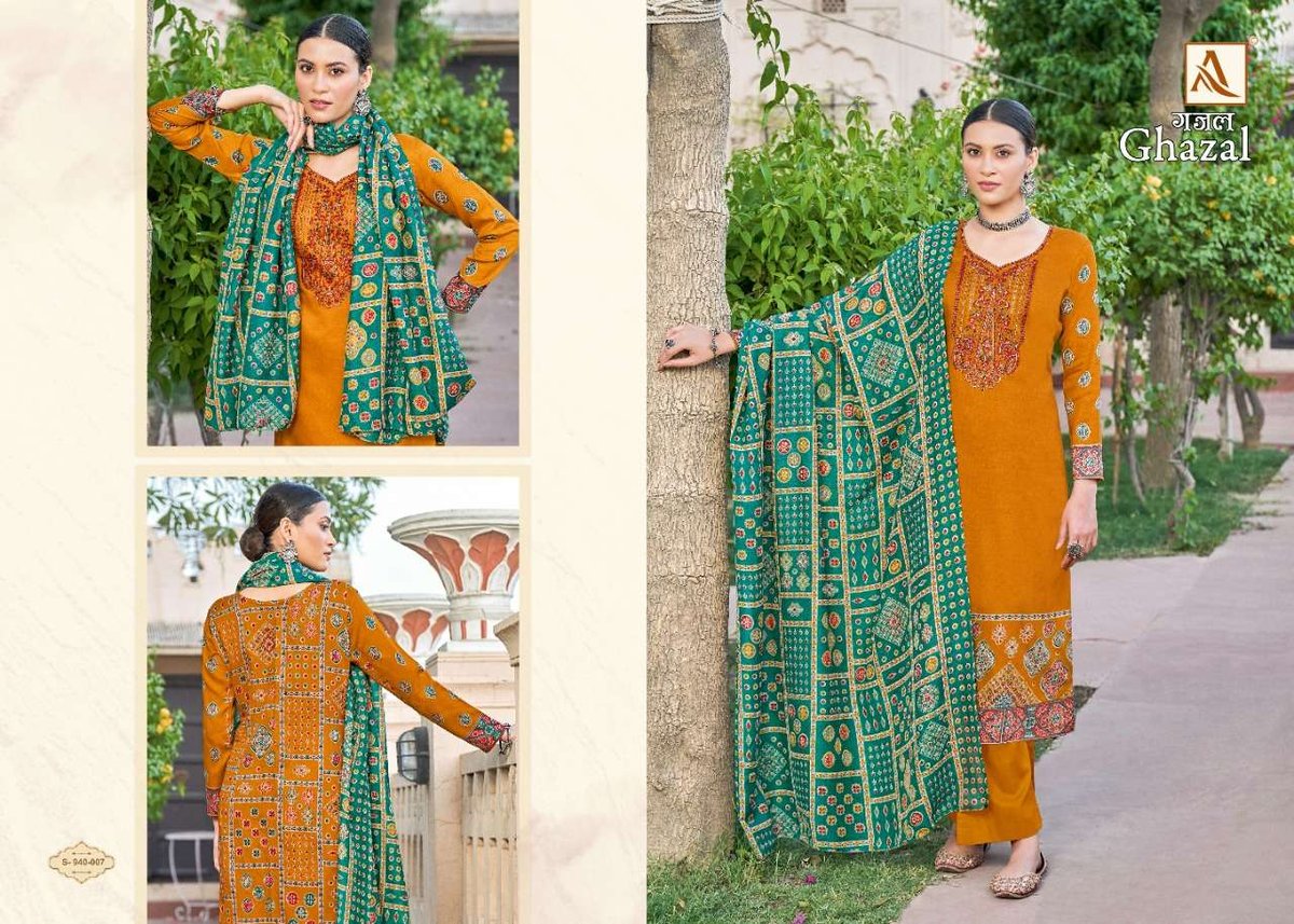 Alok Suit Ghazal 940-001 to 940-008 Series 7