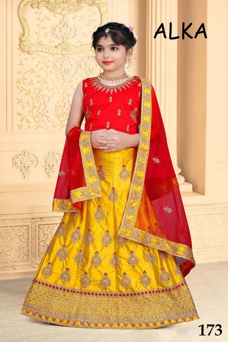 Alka Kidswear Lehenga 171-174 Series 3