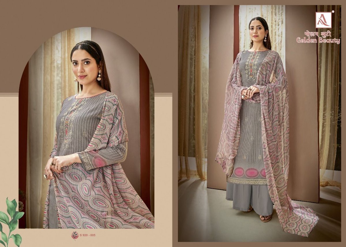 Alok Suits Golden Beauty 920-001 to 920-008 Series 5