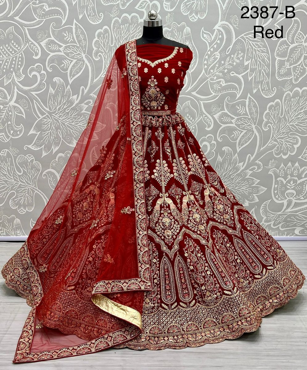 Anjani Art Designer Lehenga 2387 Colors 3