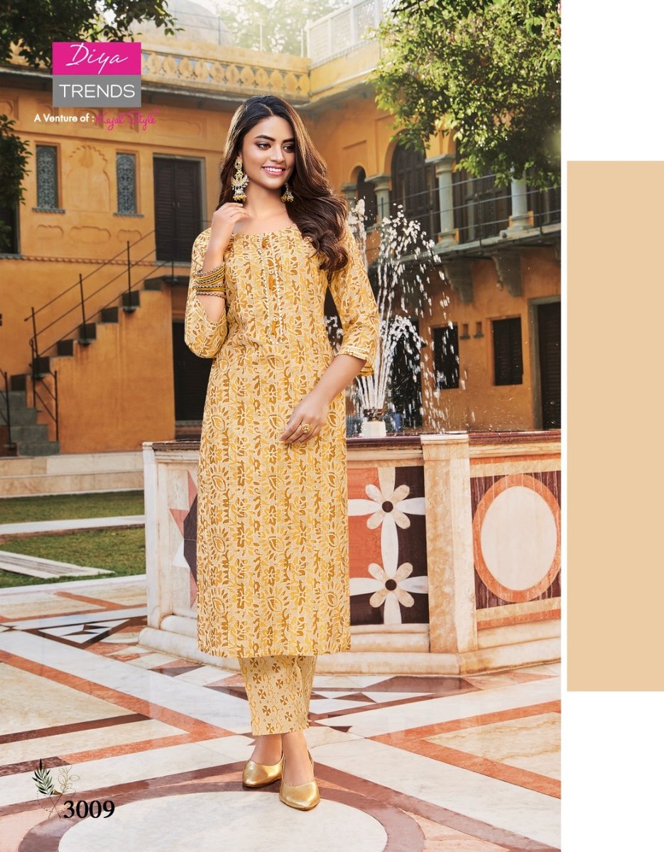 Diya Trends Goldy Vol-3 3001-3010 Series 9