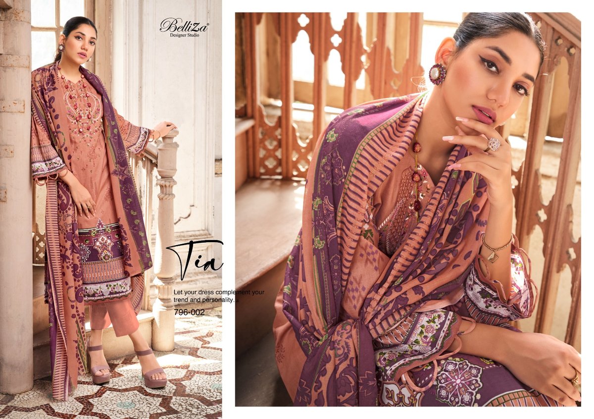 Belliza Designer Naira Vol-10 796-001 to 796-010 Series 2