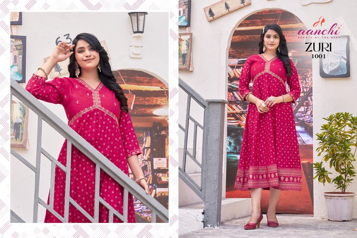 AANCHI KURTIS ZURI 1001 TO 1005 1