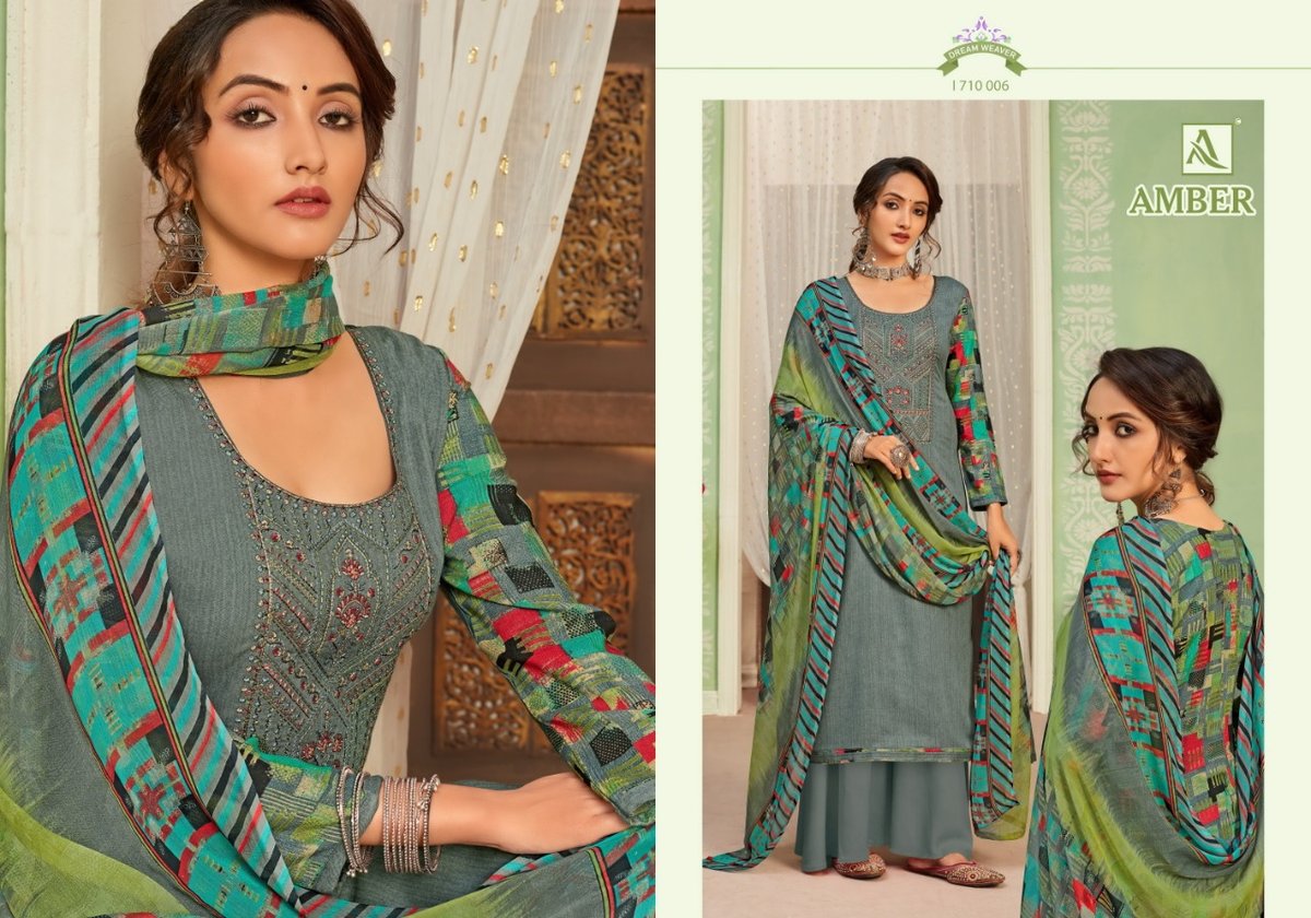 Alok Suits Amber 1710-001 to 1710-010 Series 6
