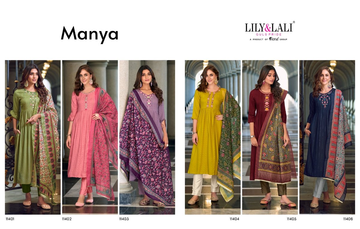 Lily And Lali Manya 11401-11406 Series 7