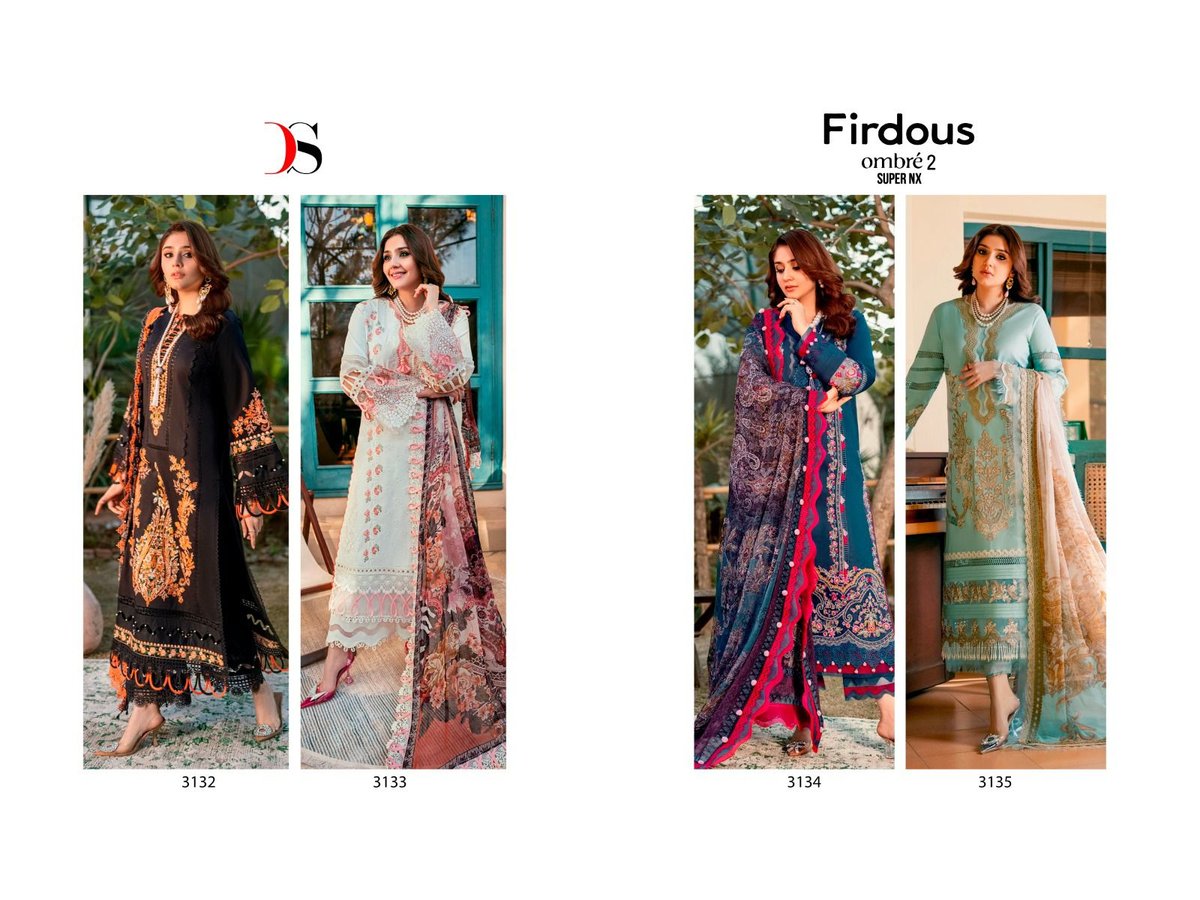 Deepsy Suit Firdous Ombre Vol-2 Super Nx 3132-3135 Series 5