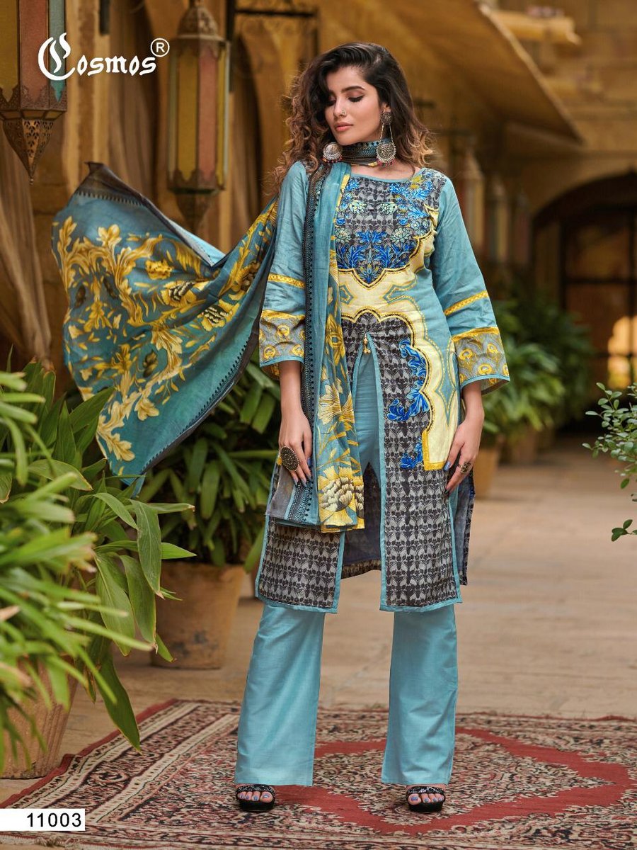 Cosmos Fashion Noor Printed Lawn Vol-2 11001-11008 Series 3