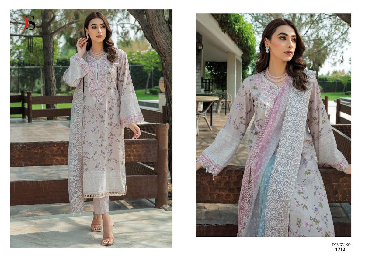 Deepsy Suits Chunari Lawn 1711-1718 Series 2