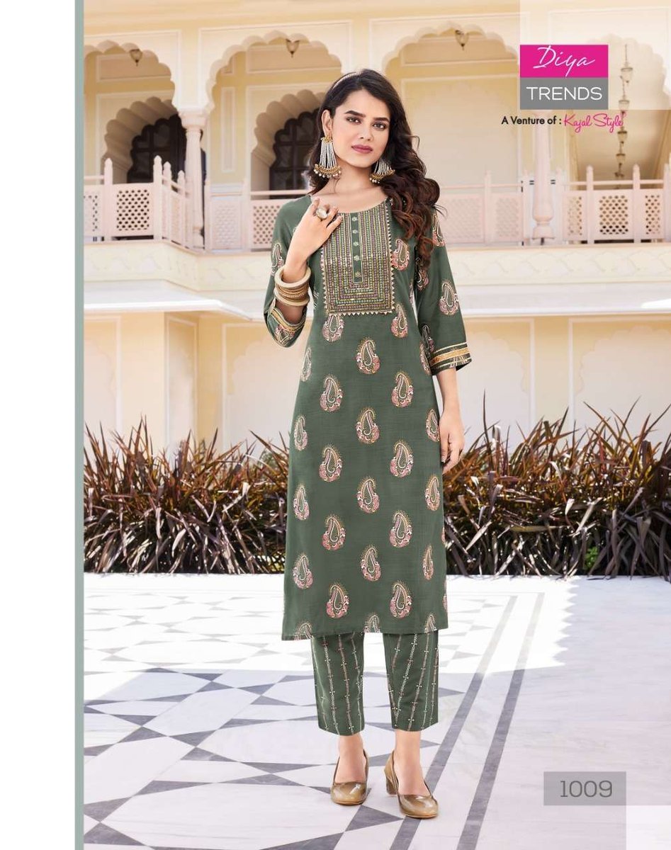 Diya Trends Zoori Vol-1 1001-1010 Series 9