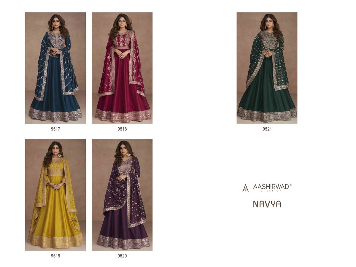 Aashirwad Creation Navya 9517-9521 Series 6